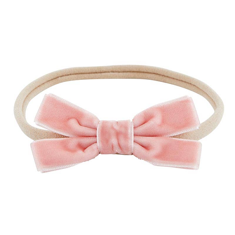 Holiday Velvet Bow - Red and Pinks - Set of 3