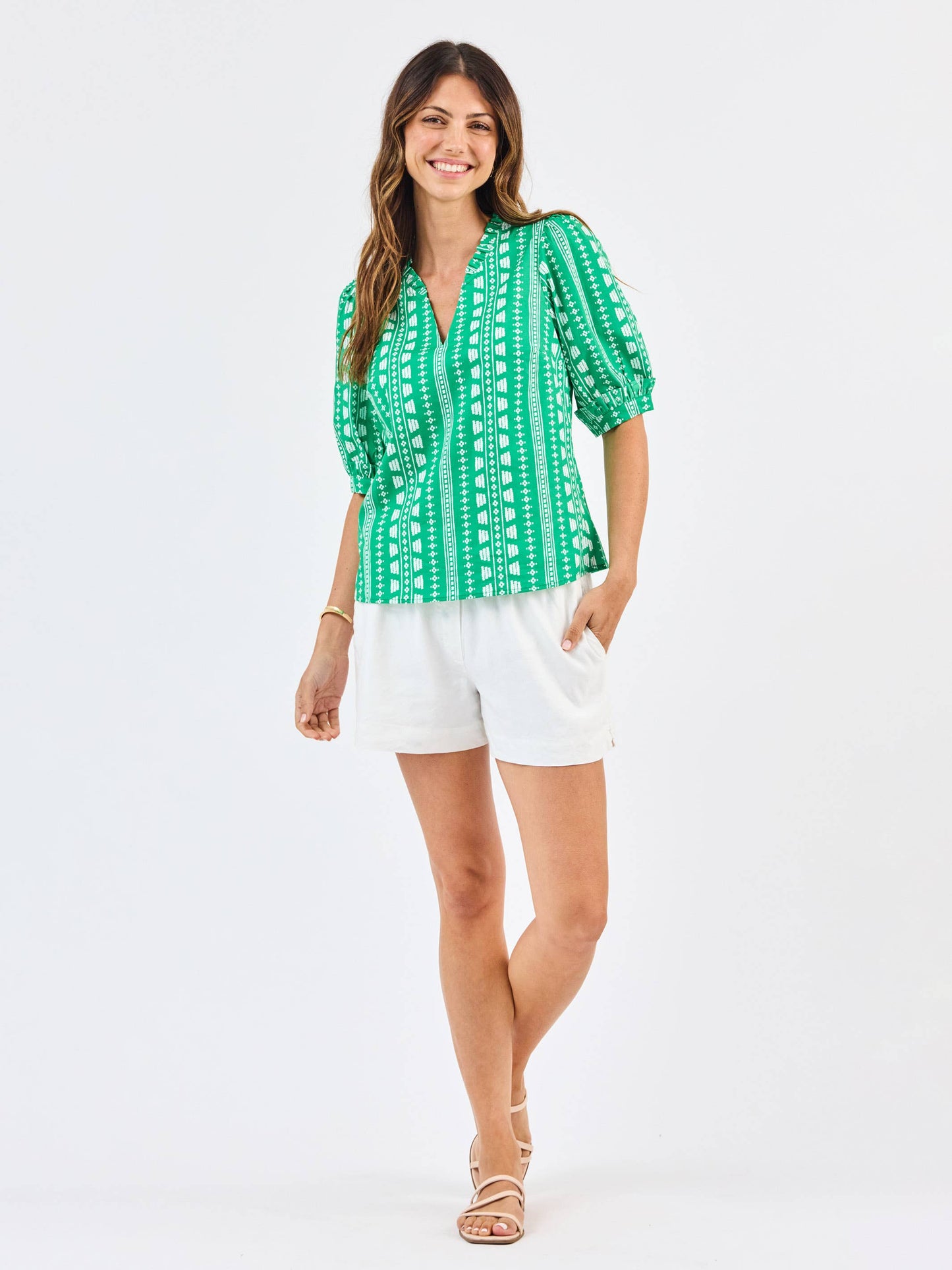 Colette Top | Heritage Stitch Green