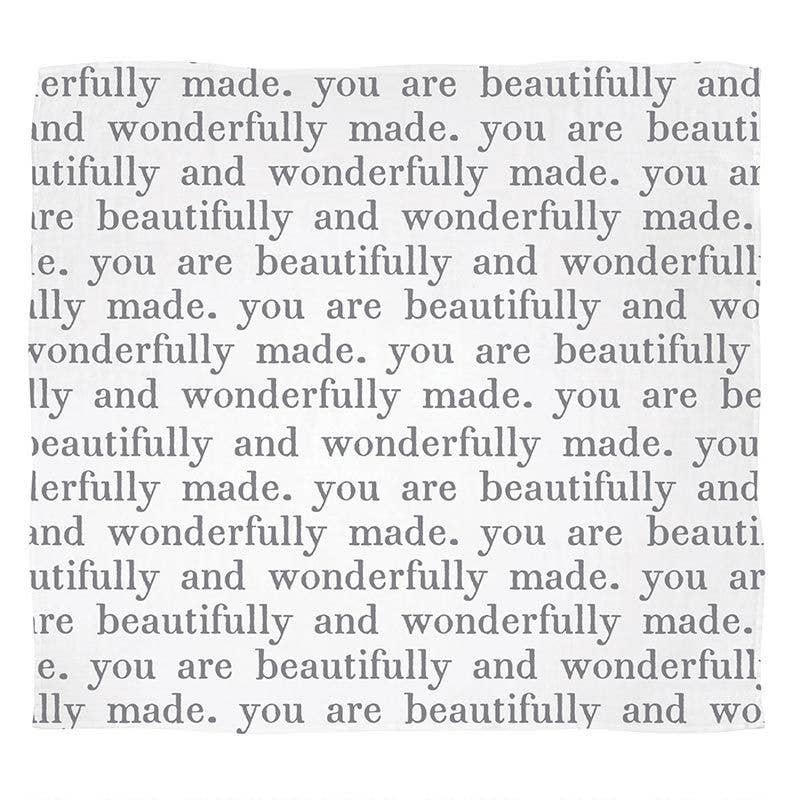 Face To Face Swaddle Blanket - Wonderfully Made