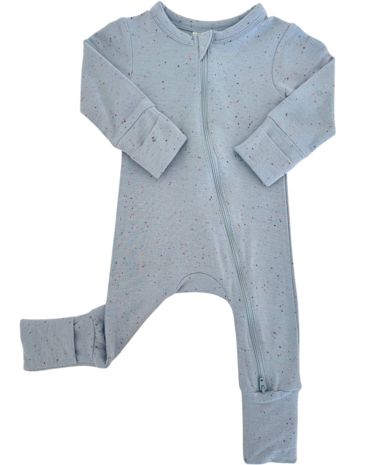 Glacier Speckle / 2-Way Zip Romper