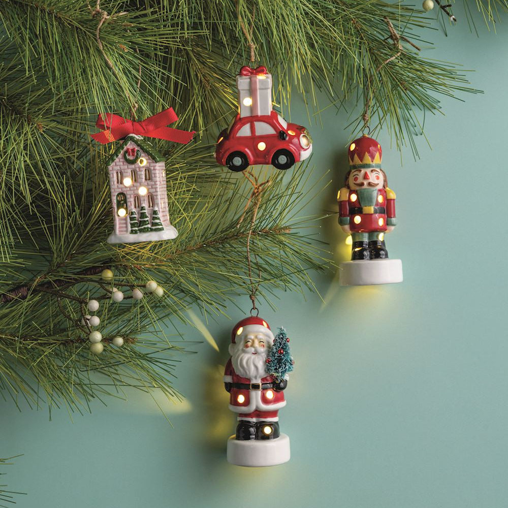 Light-Up Ornaments (4 styles)