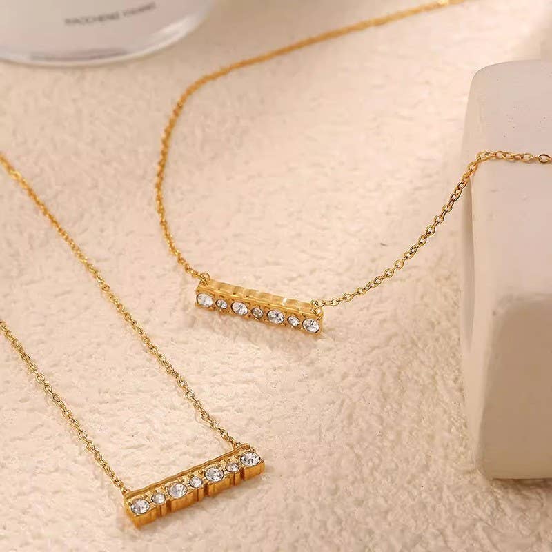 Gold Bar Necklace