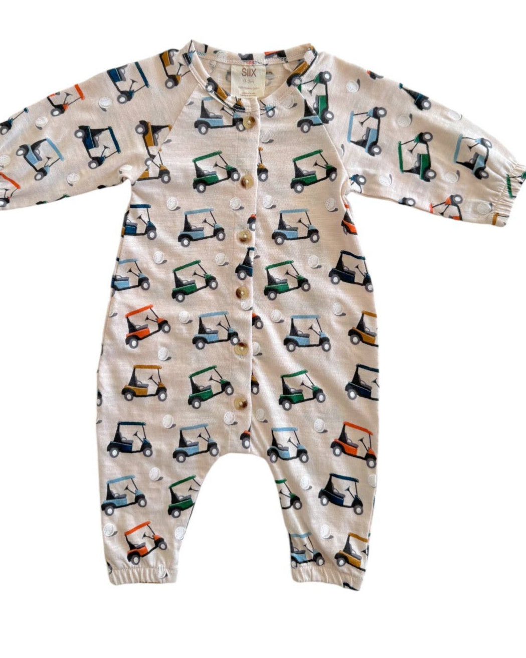 Golf Cart / Organic Long Sleeve Bay Jumpsuit
