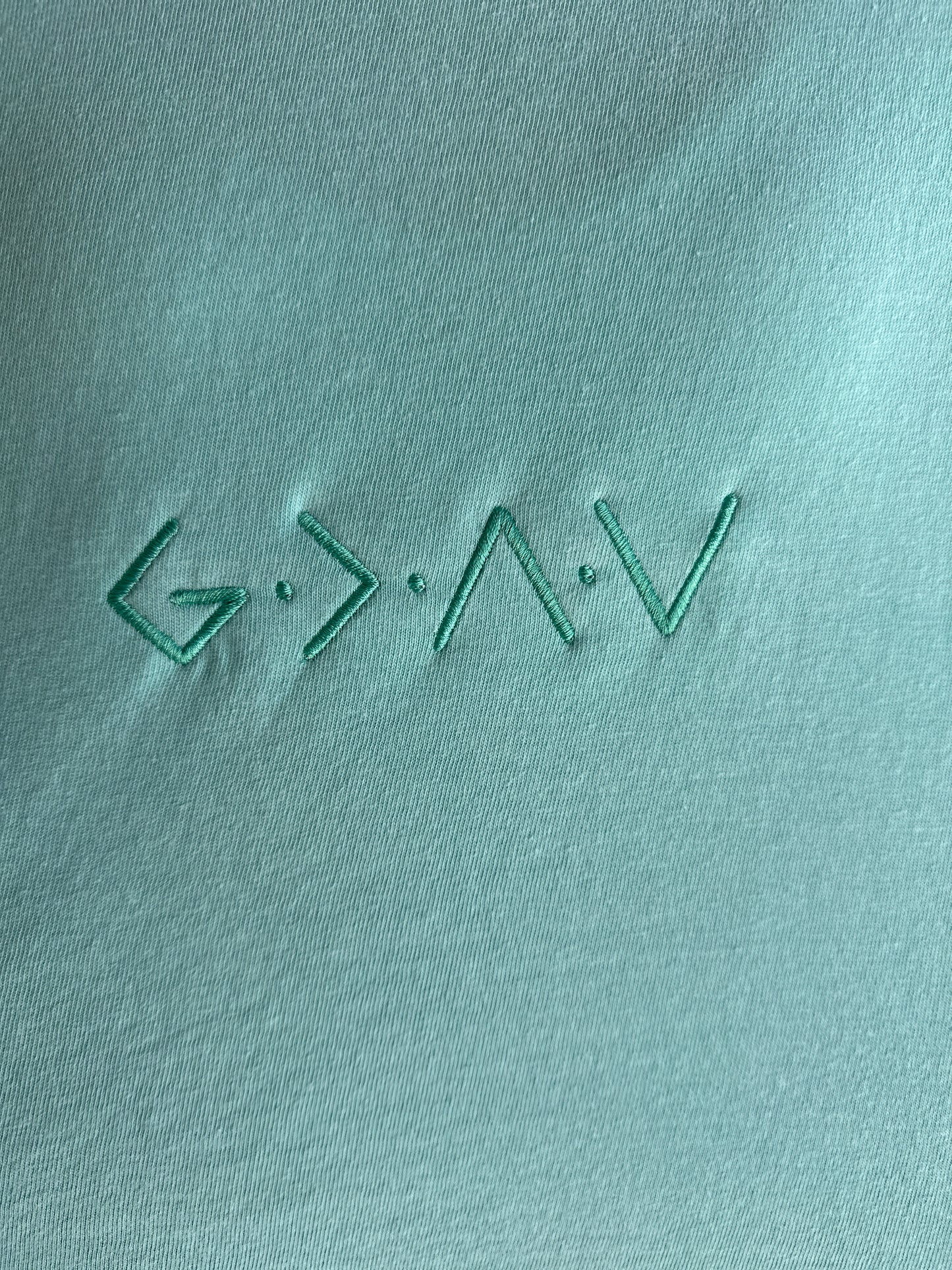 God is Greater Mint Tee