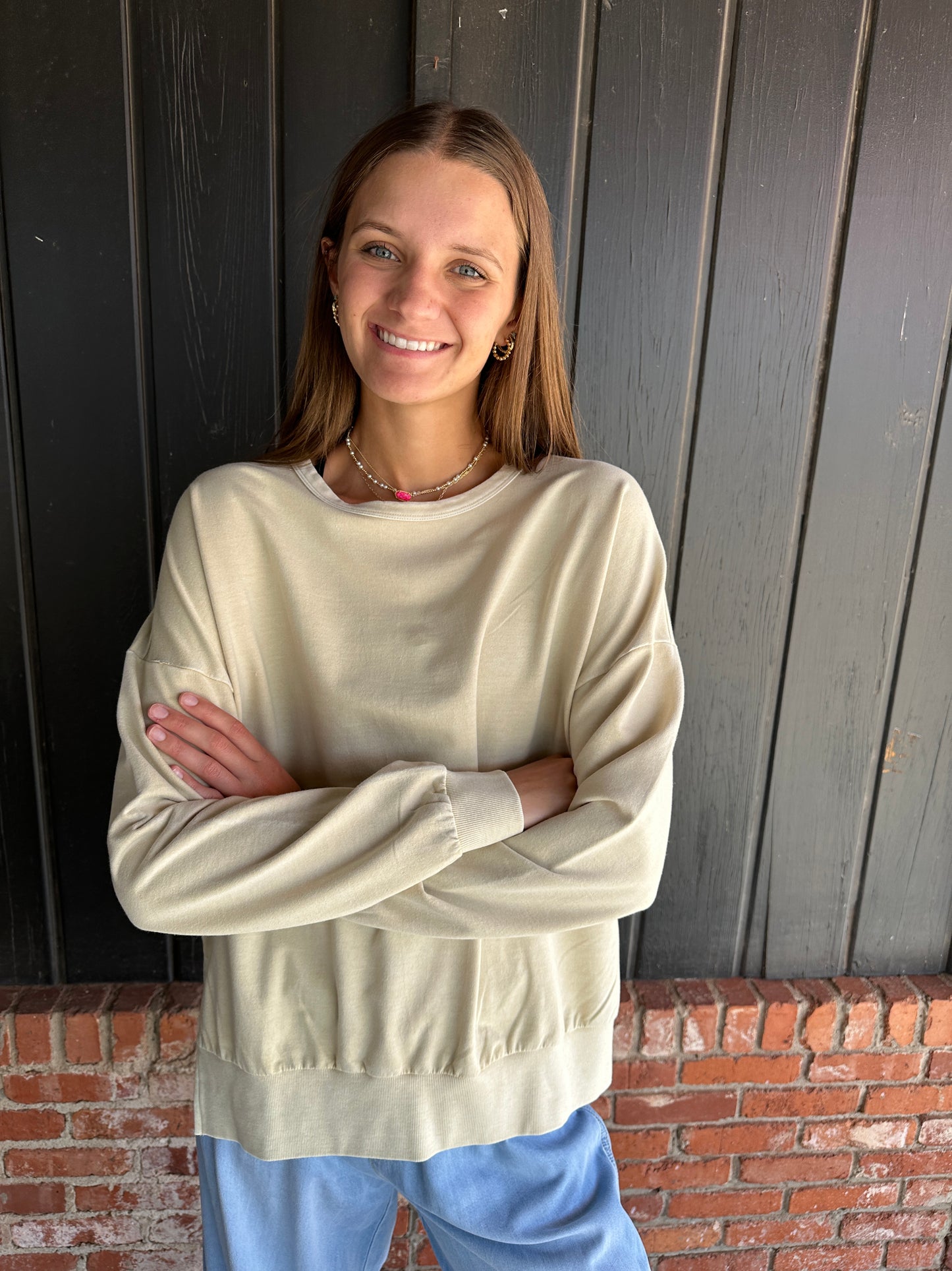 Oatmeal Crewneck