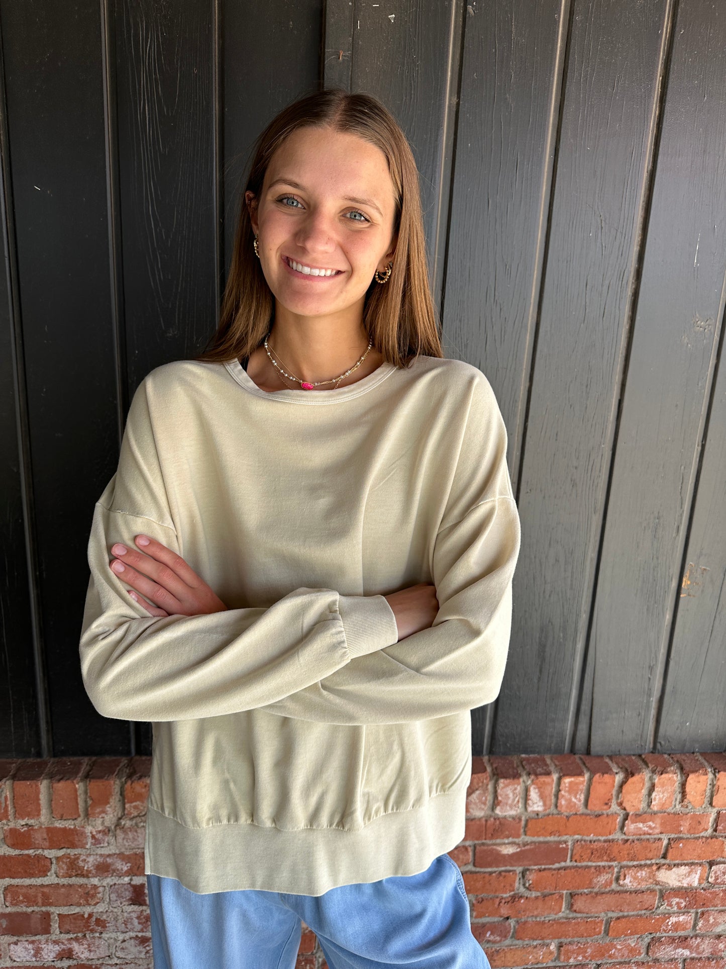 Oatmeal Crewneck