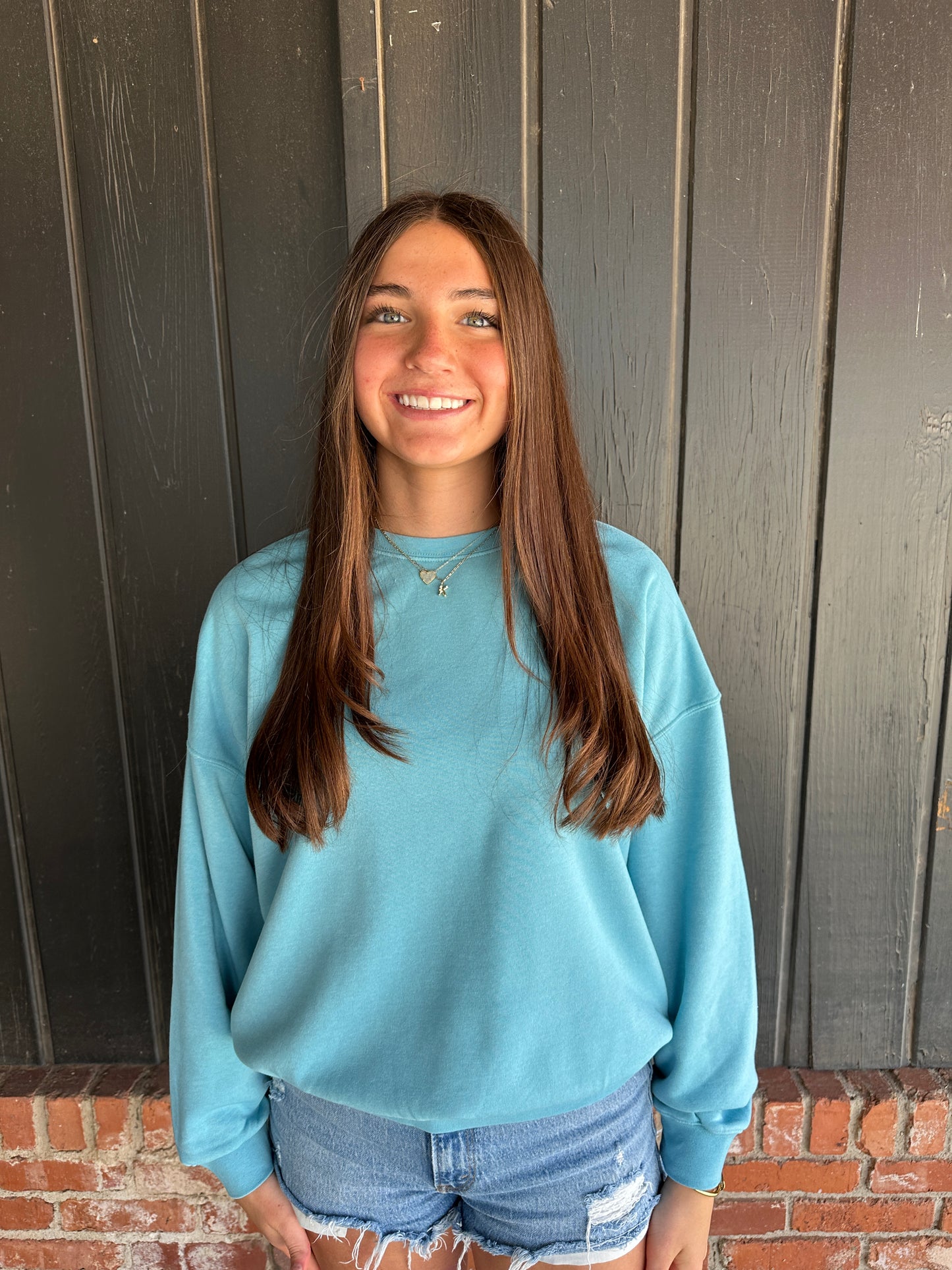 Sky Blue Keeping It Casual Long Sleeve Sweatshirt
