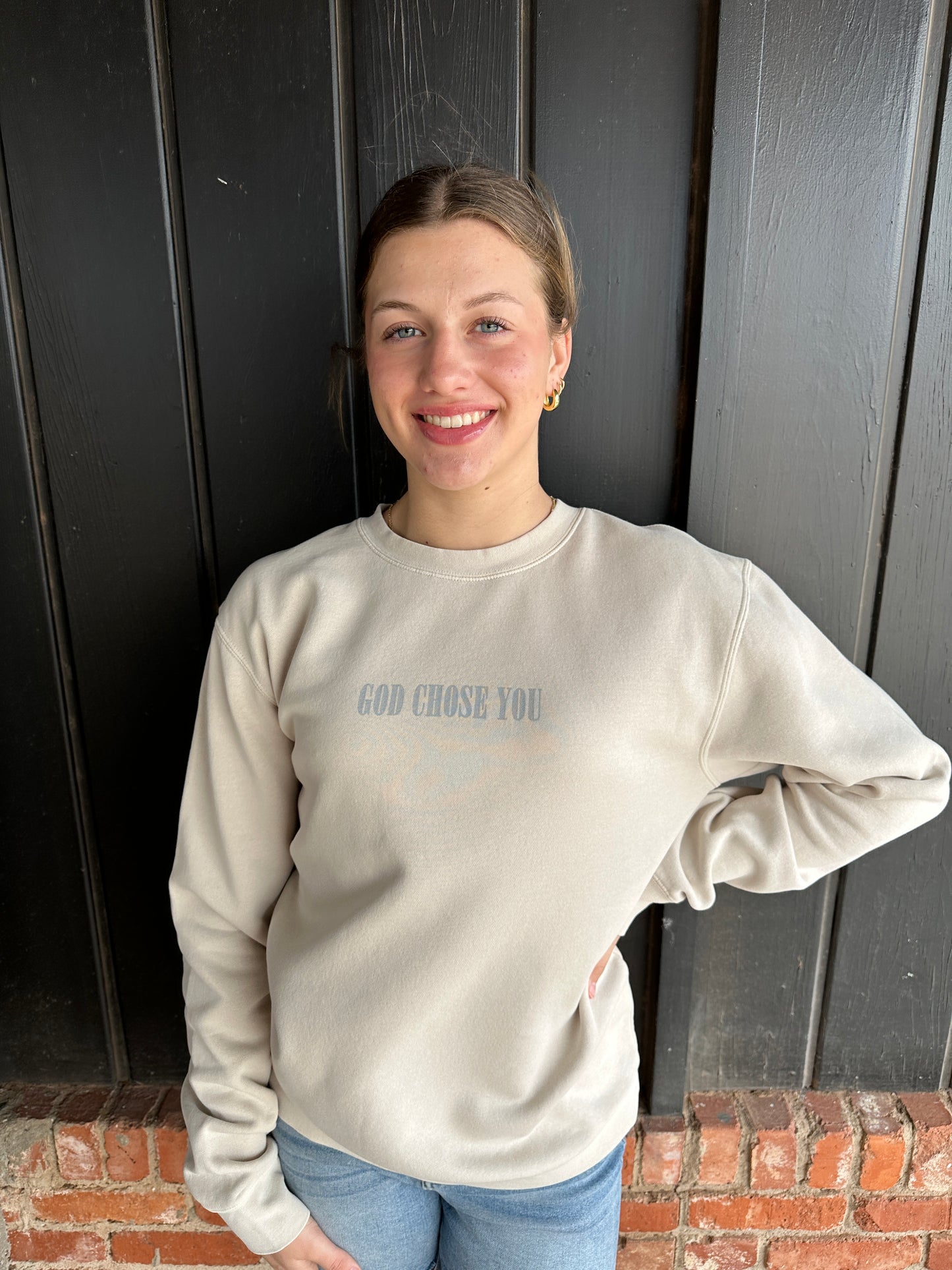 God Chose You Crewneck