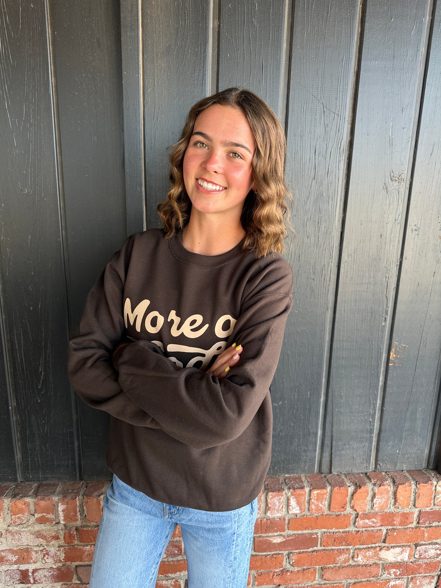 More of God Crew Neck Sweatshirt