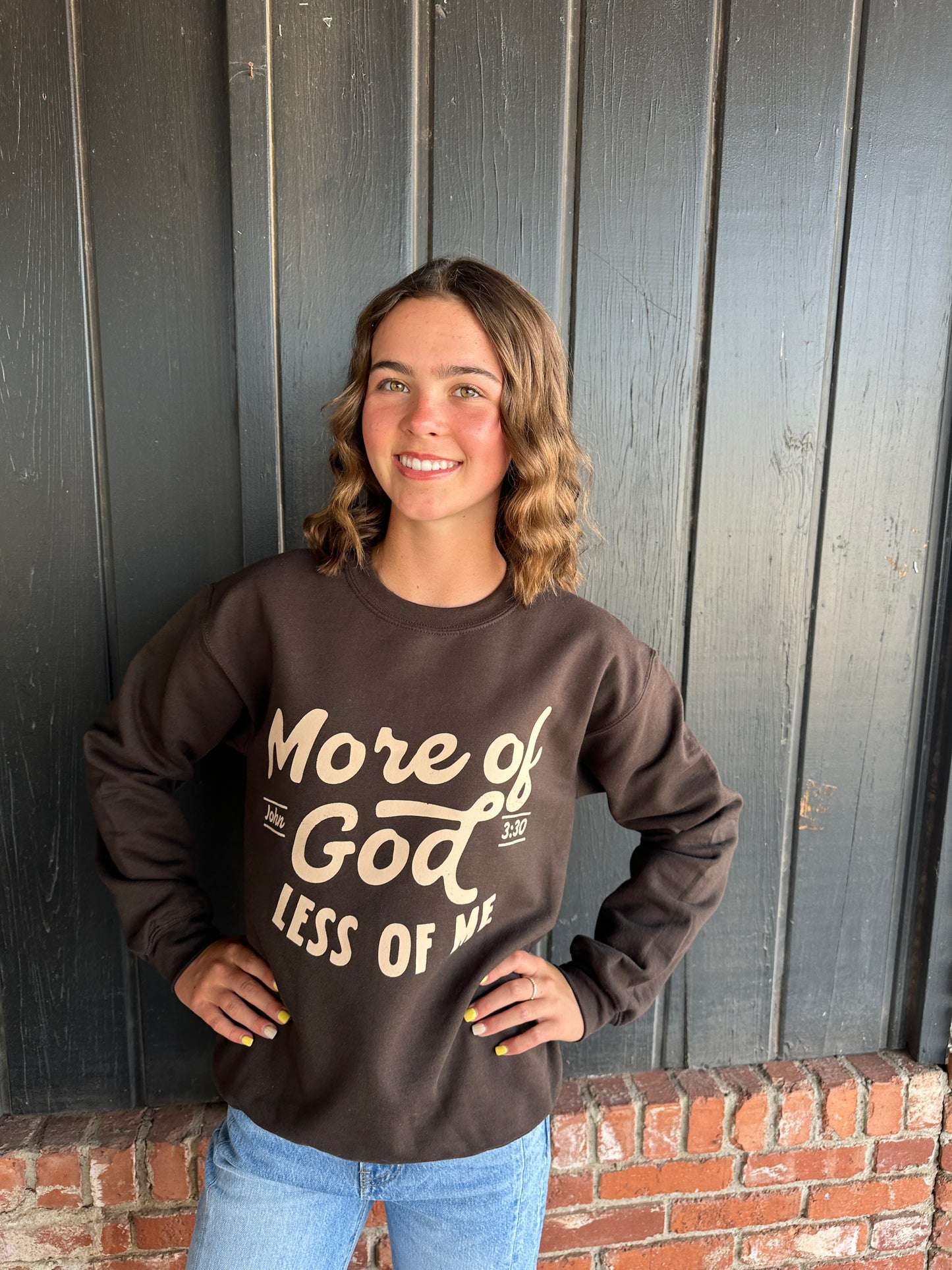 More of God Crew Neck Sweatshirt