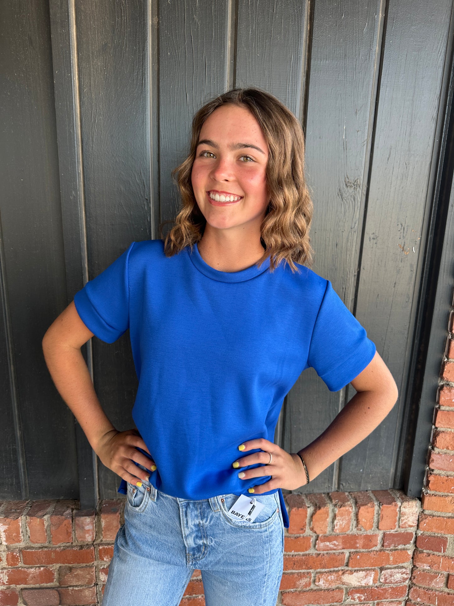 Royal Blue Scuba Top