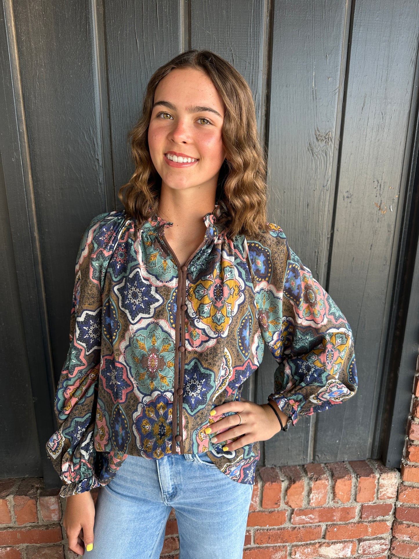 The Audrey Brown Mix Top