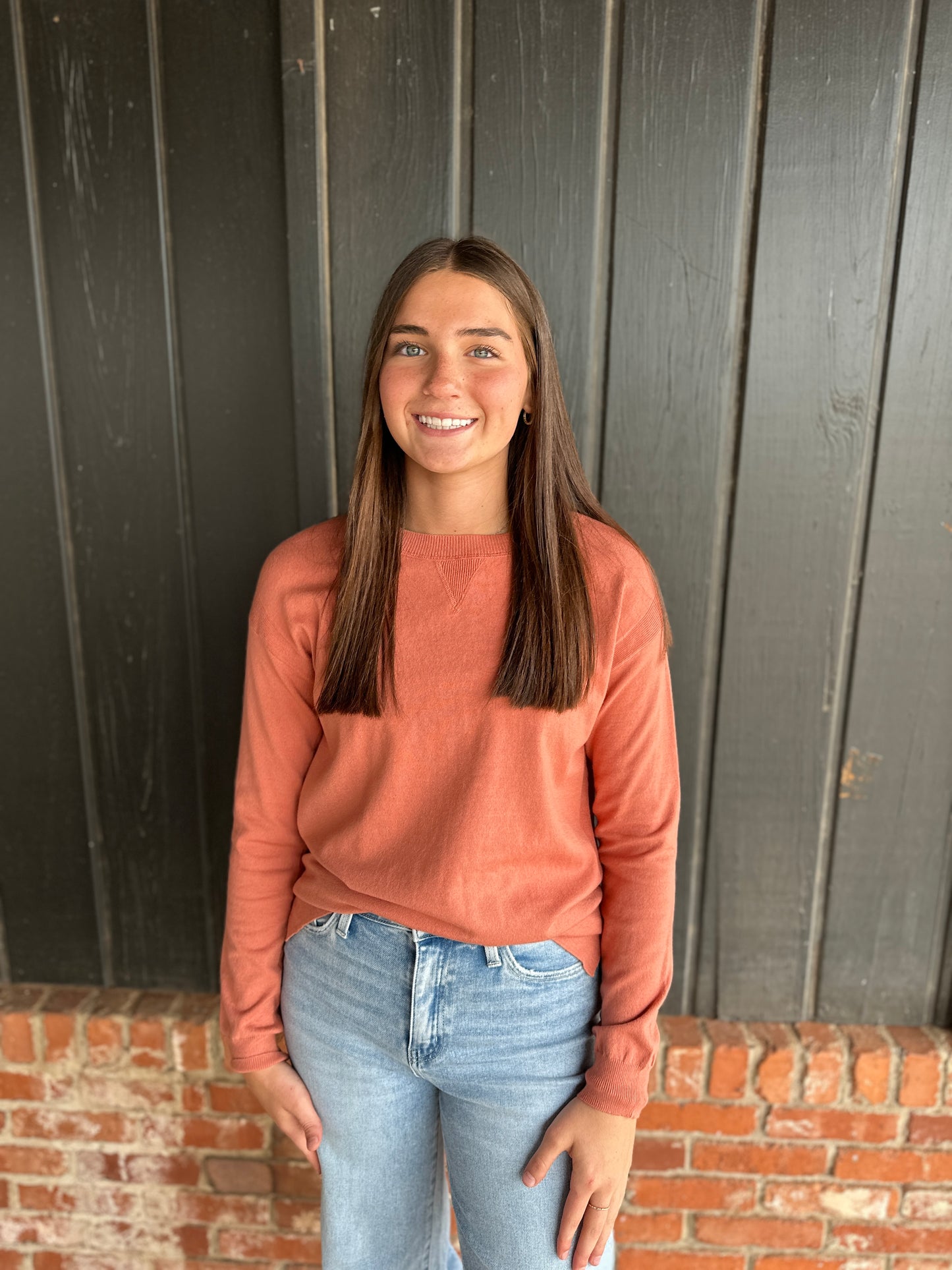 Terracotta Everyday Pullover Sweater