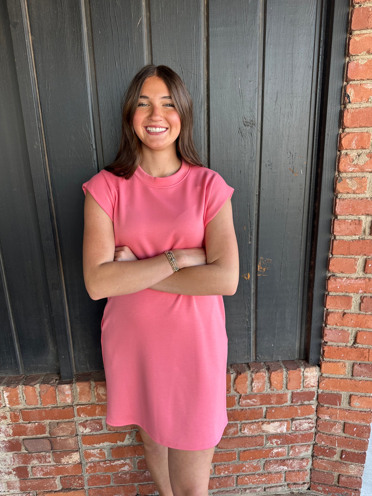 Coral Modal Dress