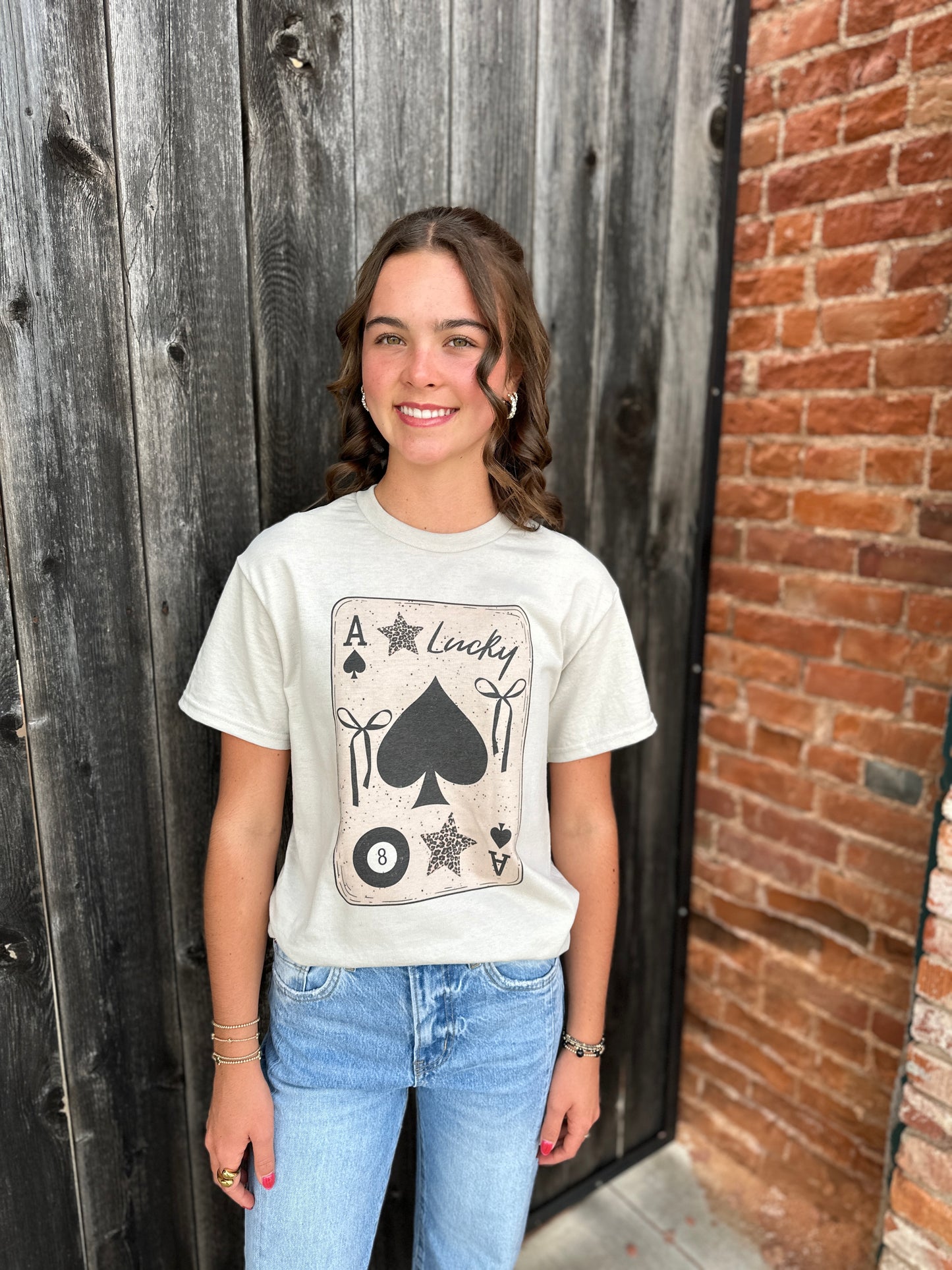 Ace of Spades Lucky Graphic tee