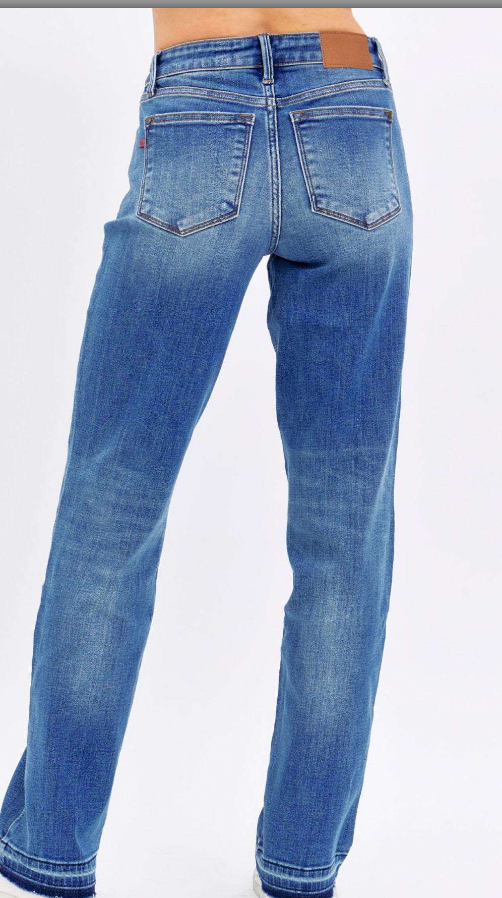 Judy Blue Dad Jeans with Release Hem - Plus