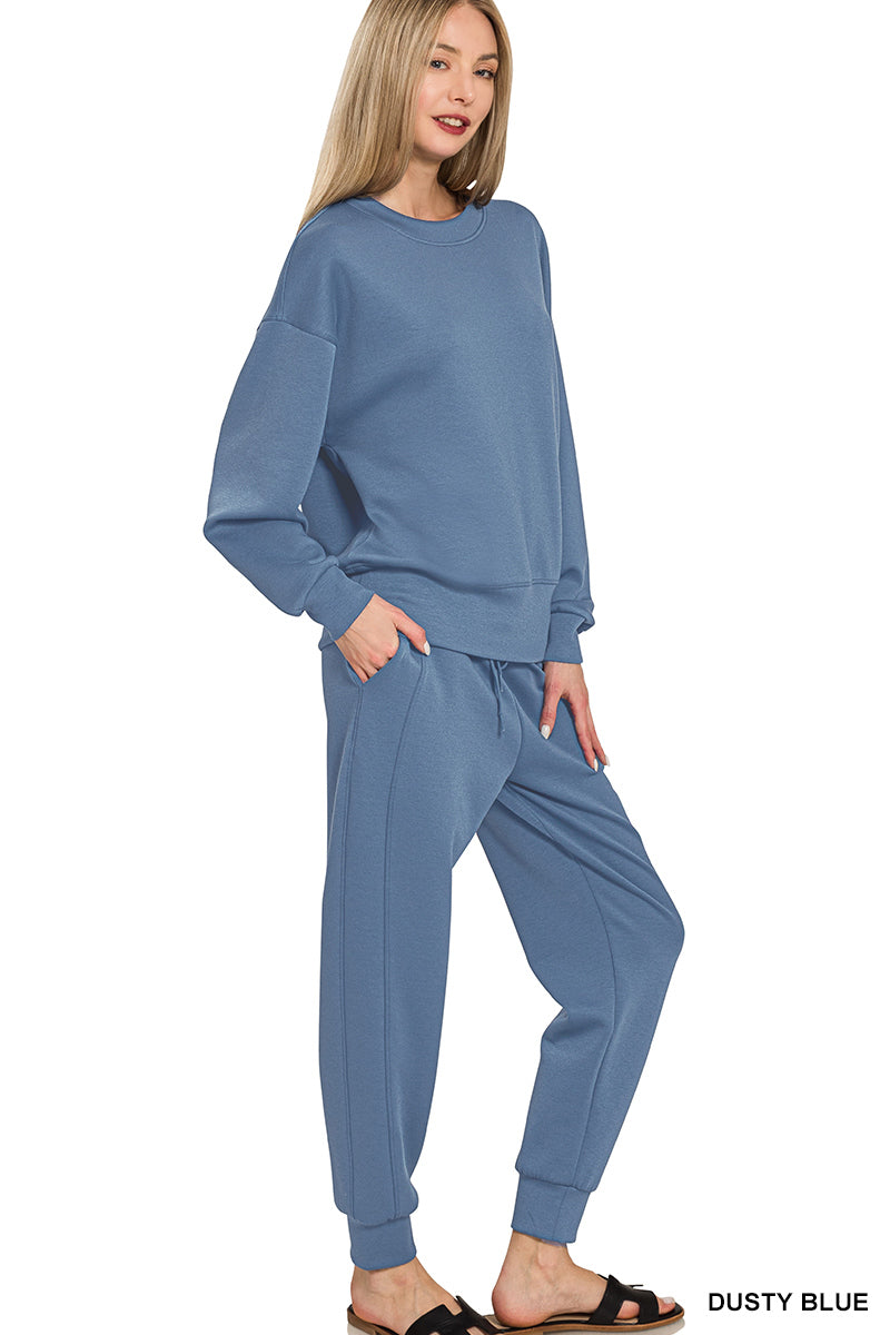 Blue Indigo Scuba Jogger Set