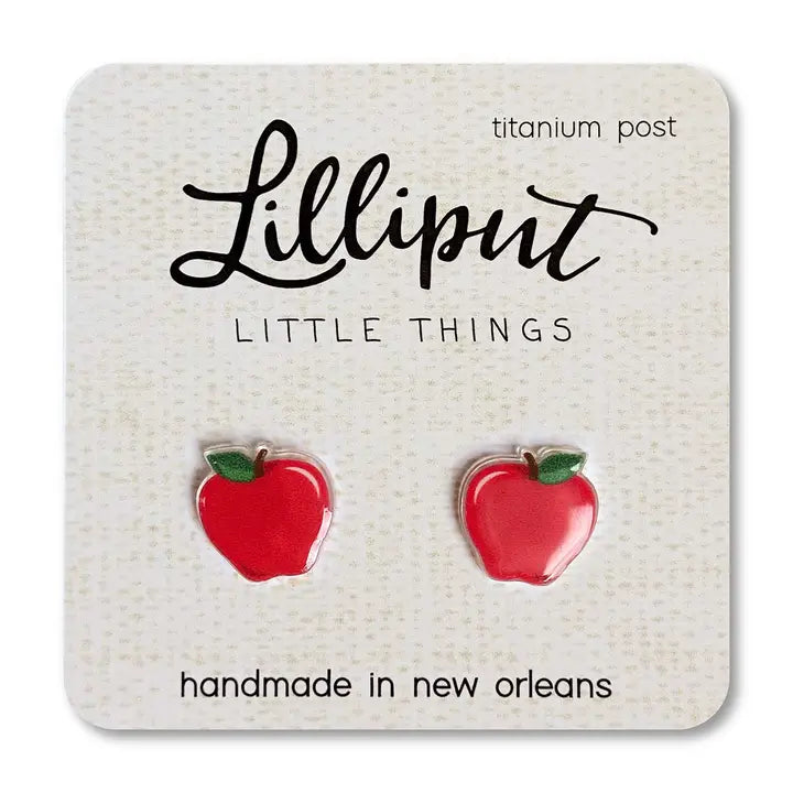 Little Apple Earrings