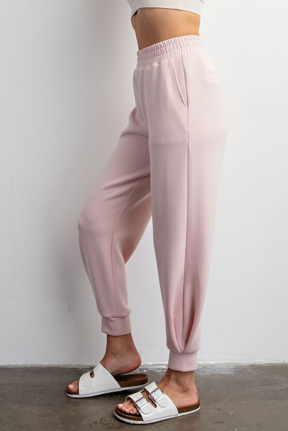 Pink Modal Joggers