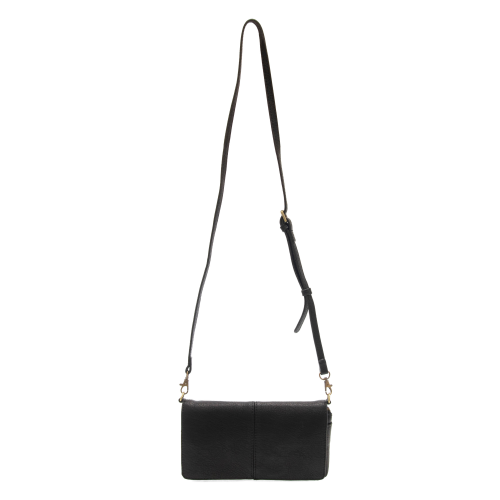 Black Everly Organizer Flap Crossbody