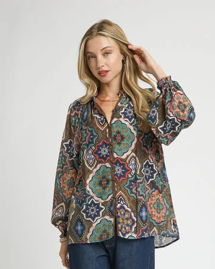 The Audrey Brown Mix Top