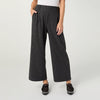Brushed Pinstripe Wide Leg Pants