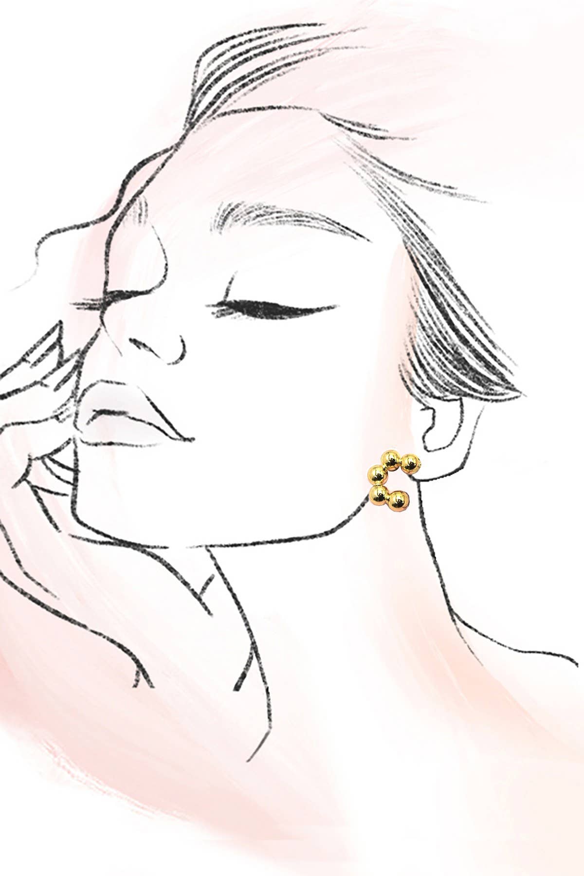 Classic Trio thick Hoop Earrings