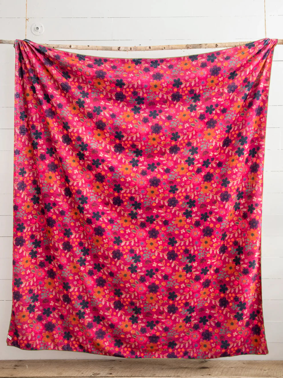 Natural Life XL Double-Sided Cozy Blanket - Fearless Chirps