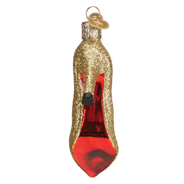 Old World Glam Heel Ornament