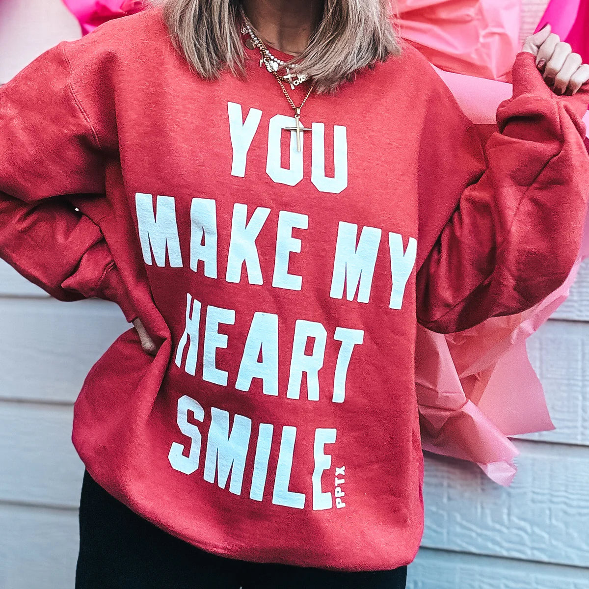 You Make My Heart Smile Crewneck