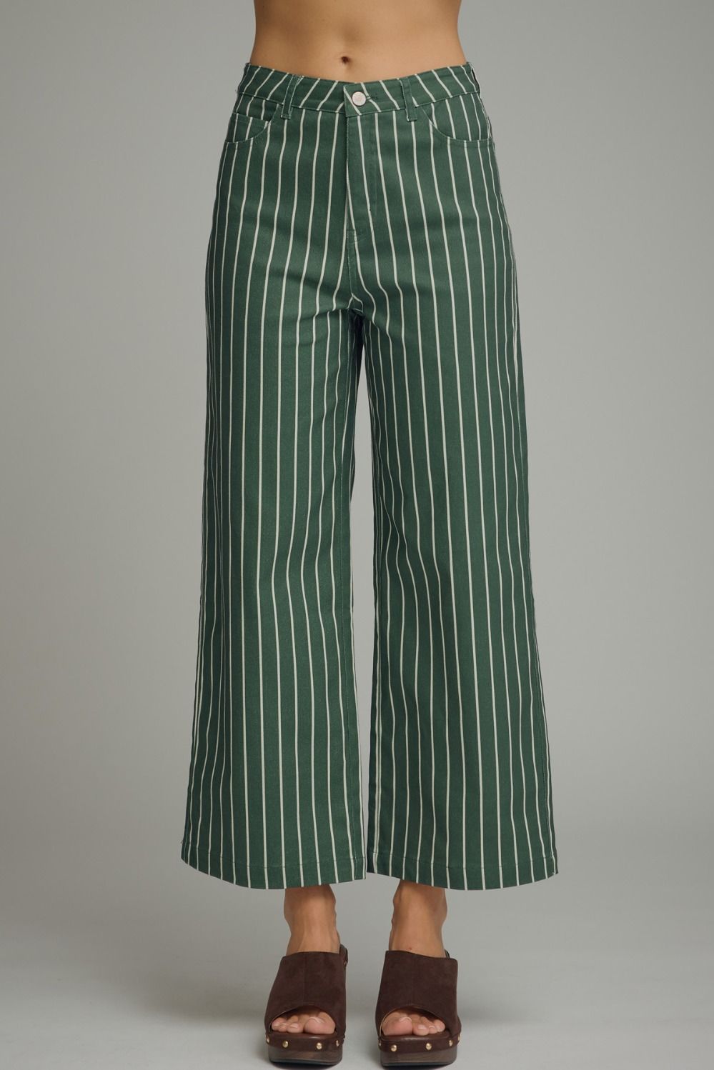 Hunter Green Stripe Pant