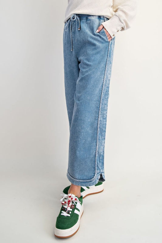 Denim Mineral Wash Pants