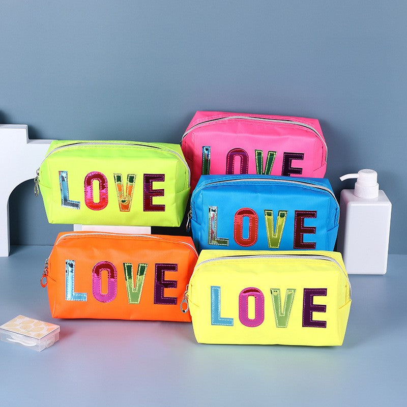 LOVE makeup bags pouches
