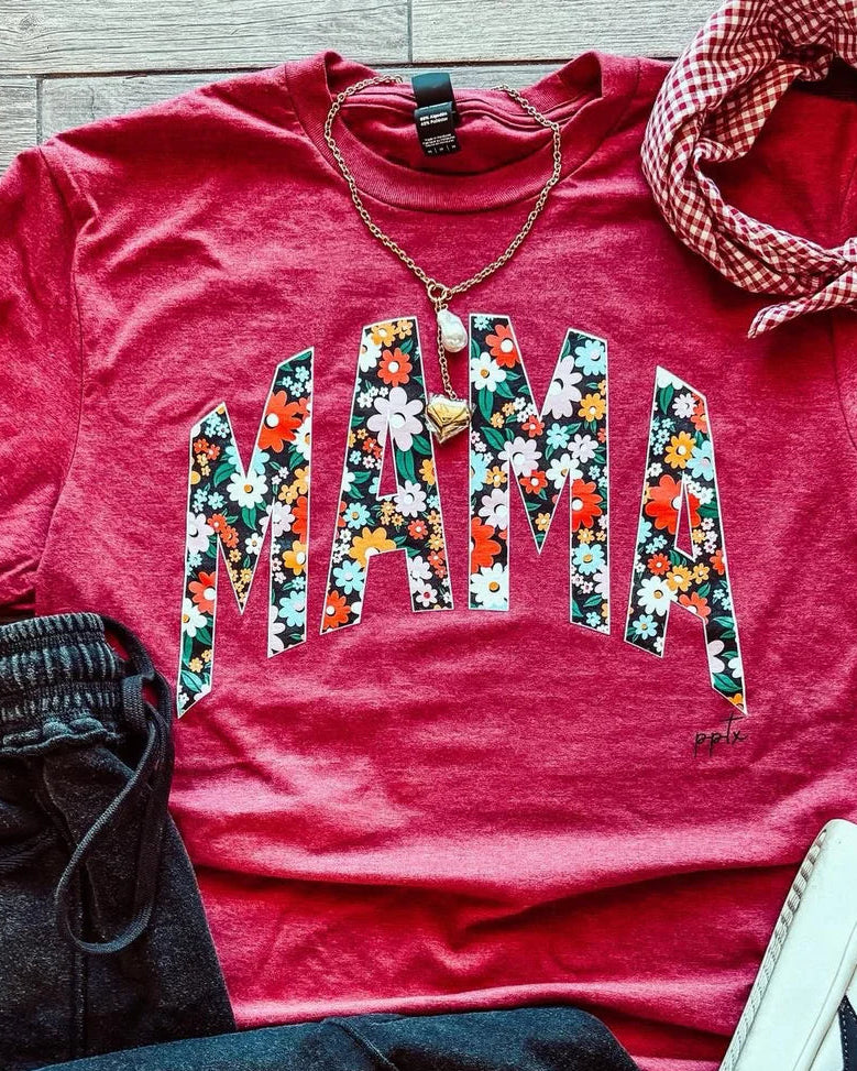 Mama Floral Tee