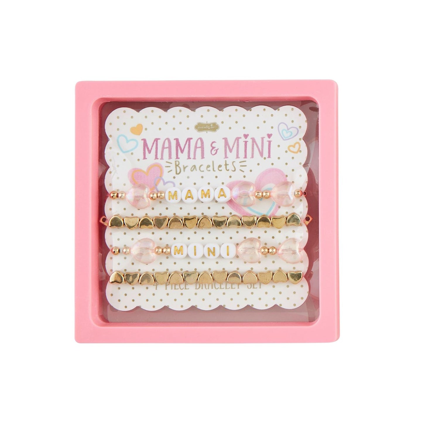 Pink Mama And Mini Bracelets
