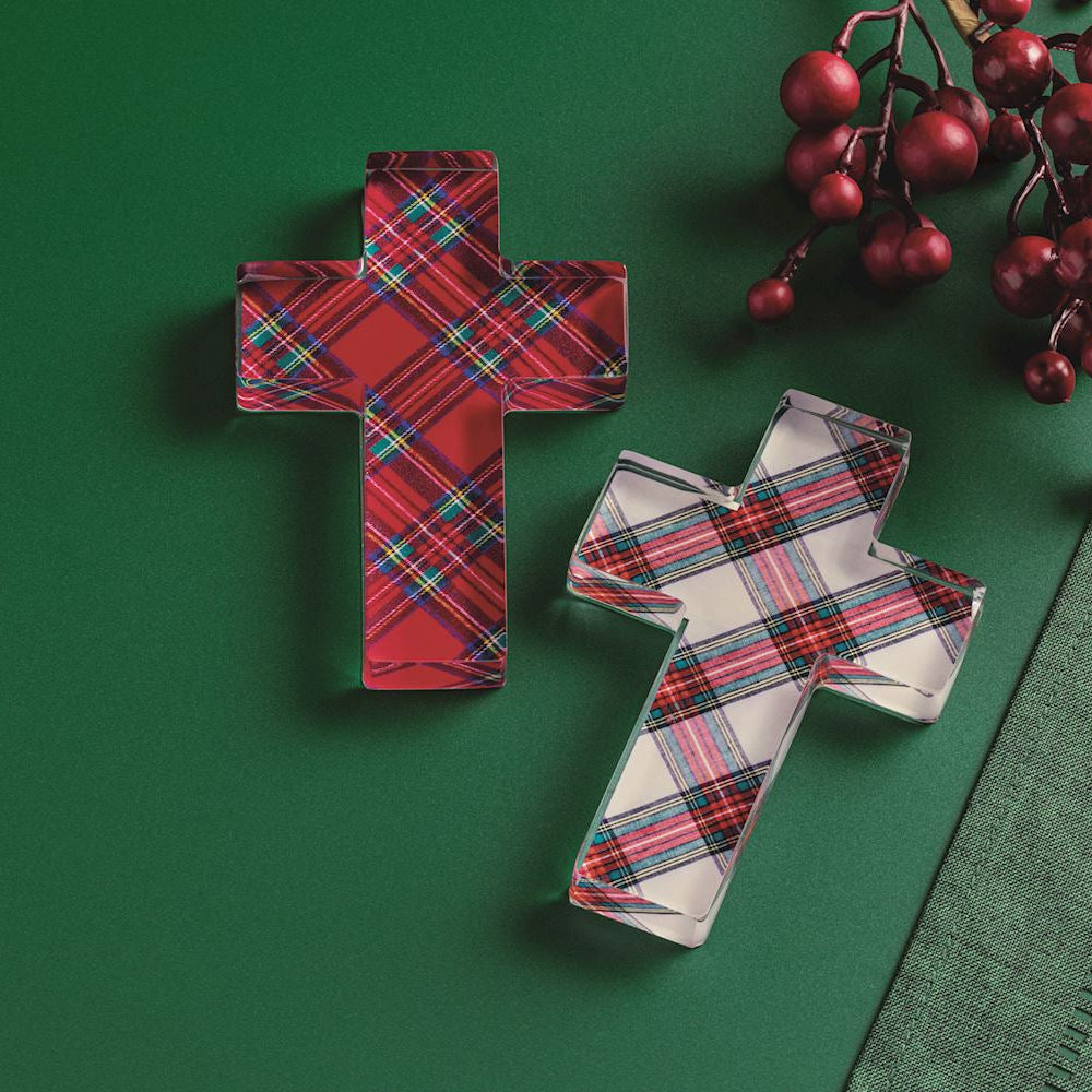 Red Tartan Cross