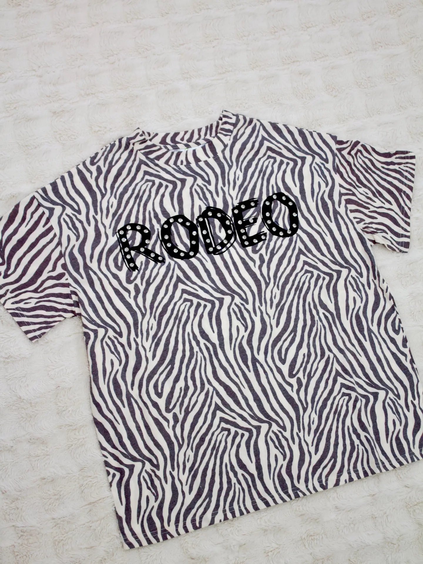 Rhinestone Oversized Rodeo Tee