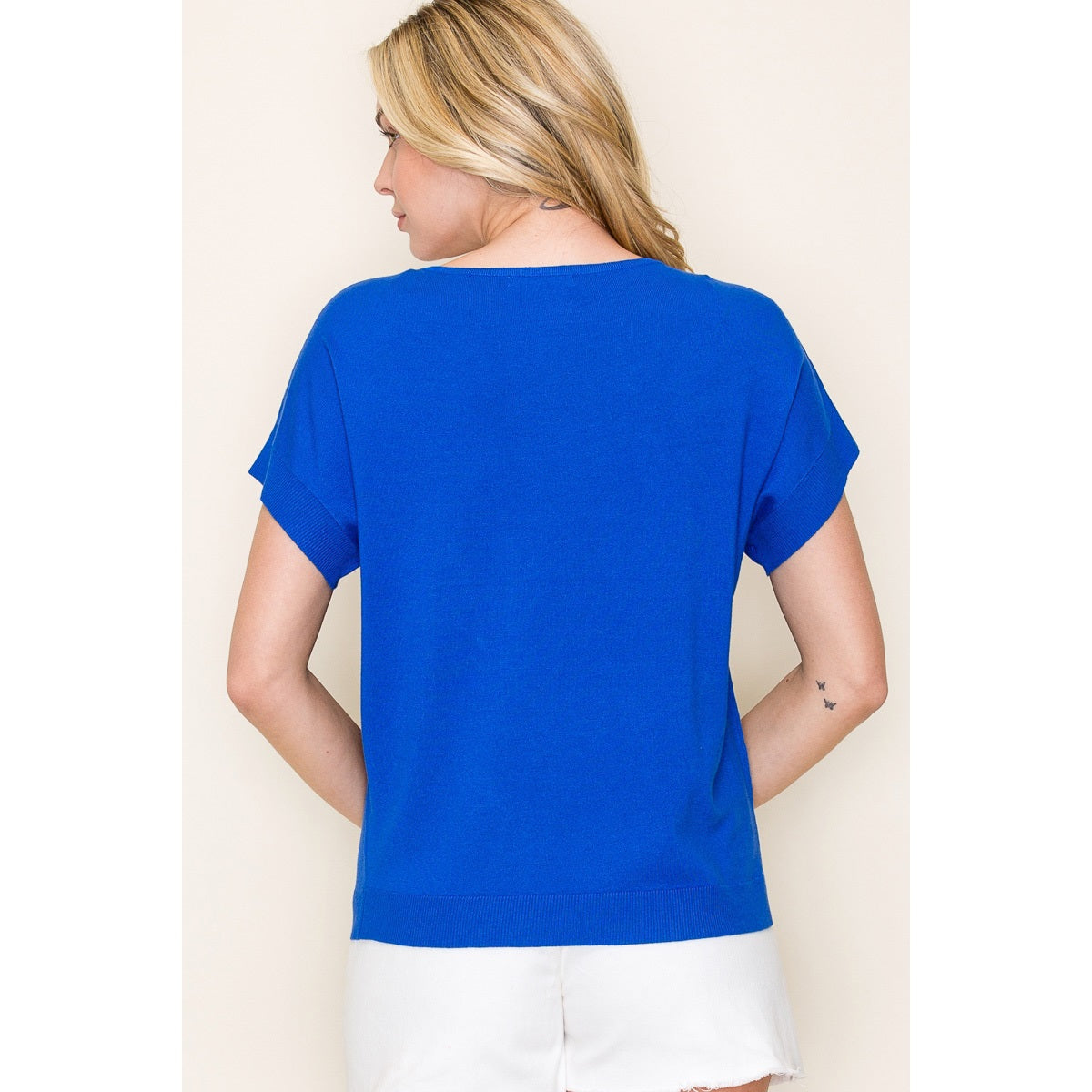 Royal Blue Everyday Pullover Sweater