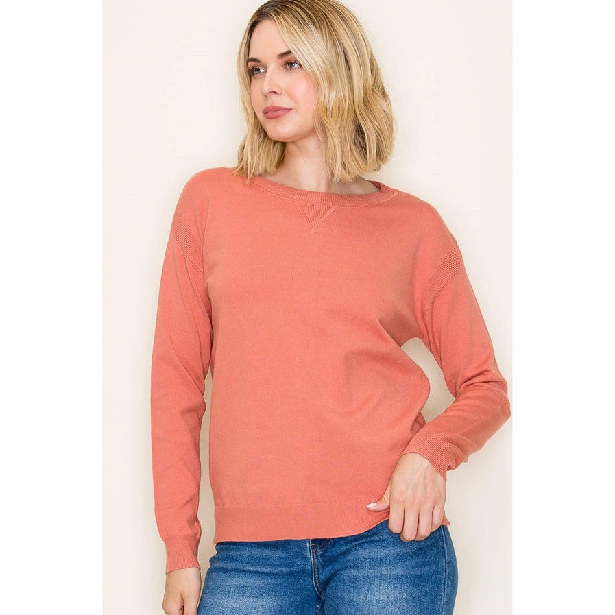 Terracotta Everyday Pullover Sweater