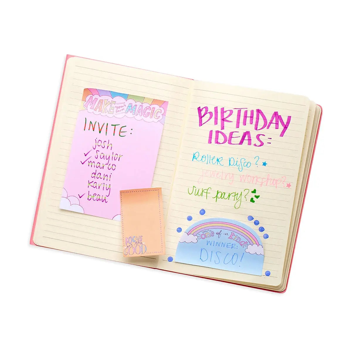 Side Notes Sticky Tab Note Pad - Make Magic
