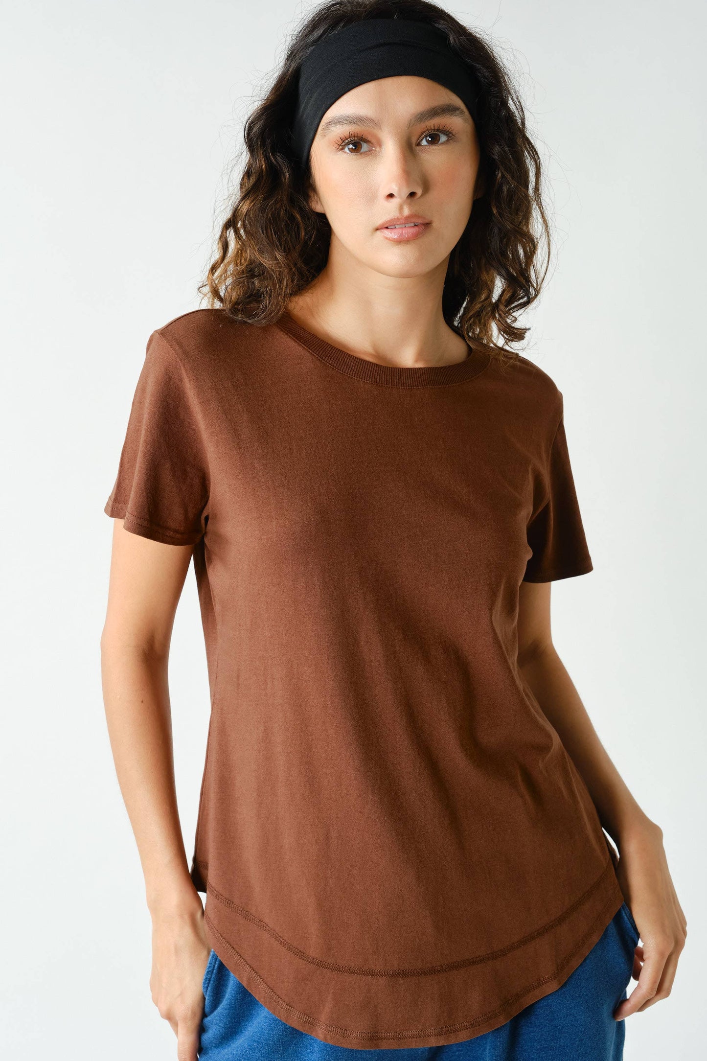 Sage Soft Curve Pima Cotton Tee