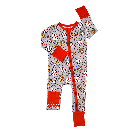 Hank ZIP Baseball Baby outfit