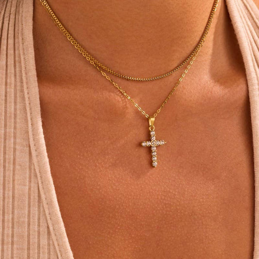Stainless Steel Cross Necklace