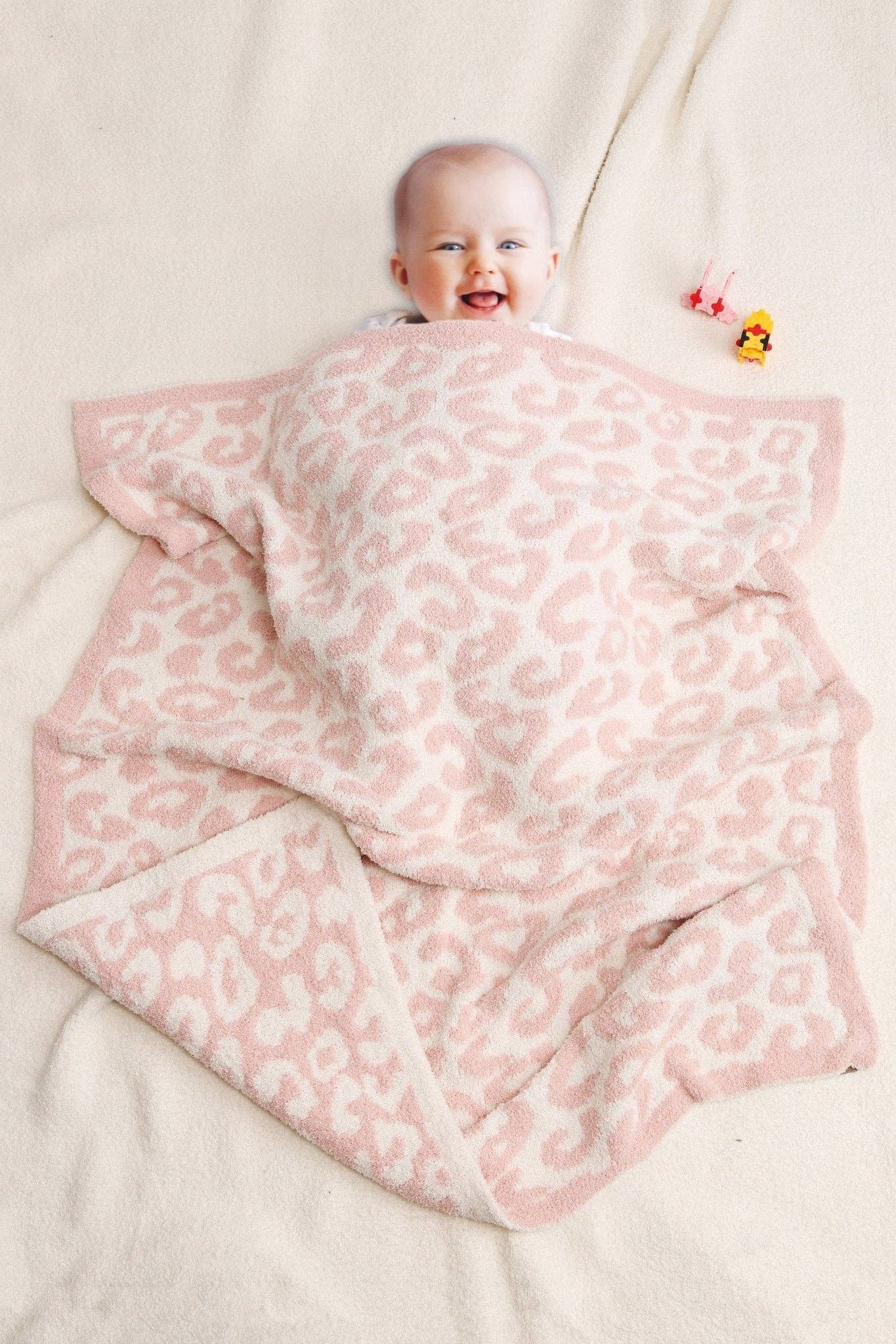 Pink Leopard Blanket - SOFT