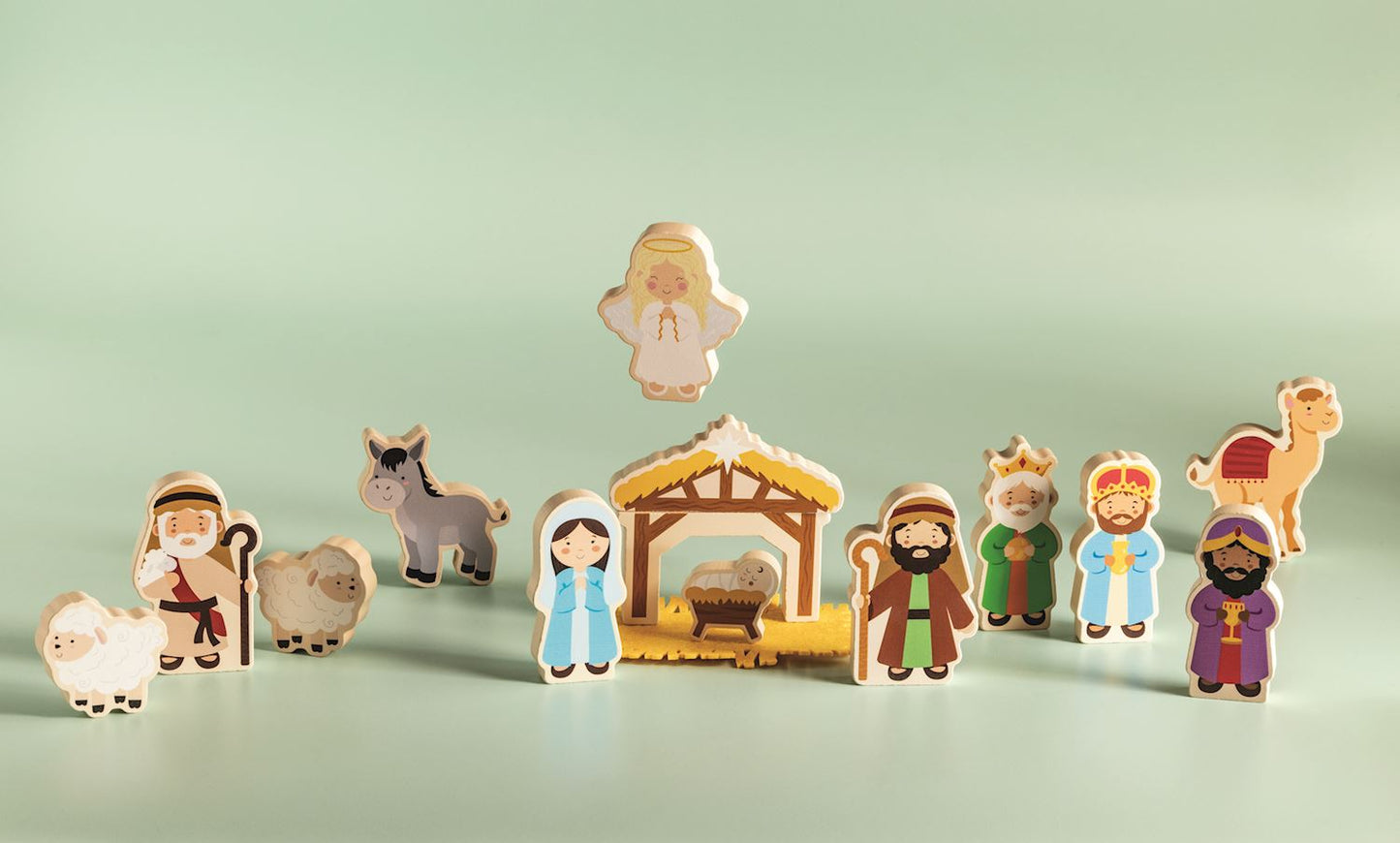 Nativity Wooden Play Set