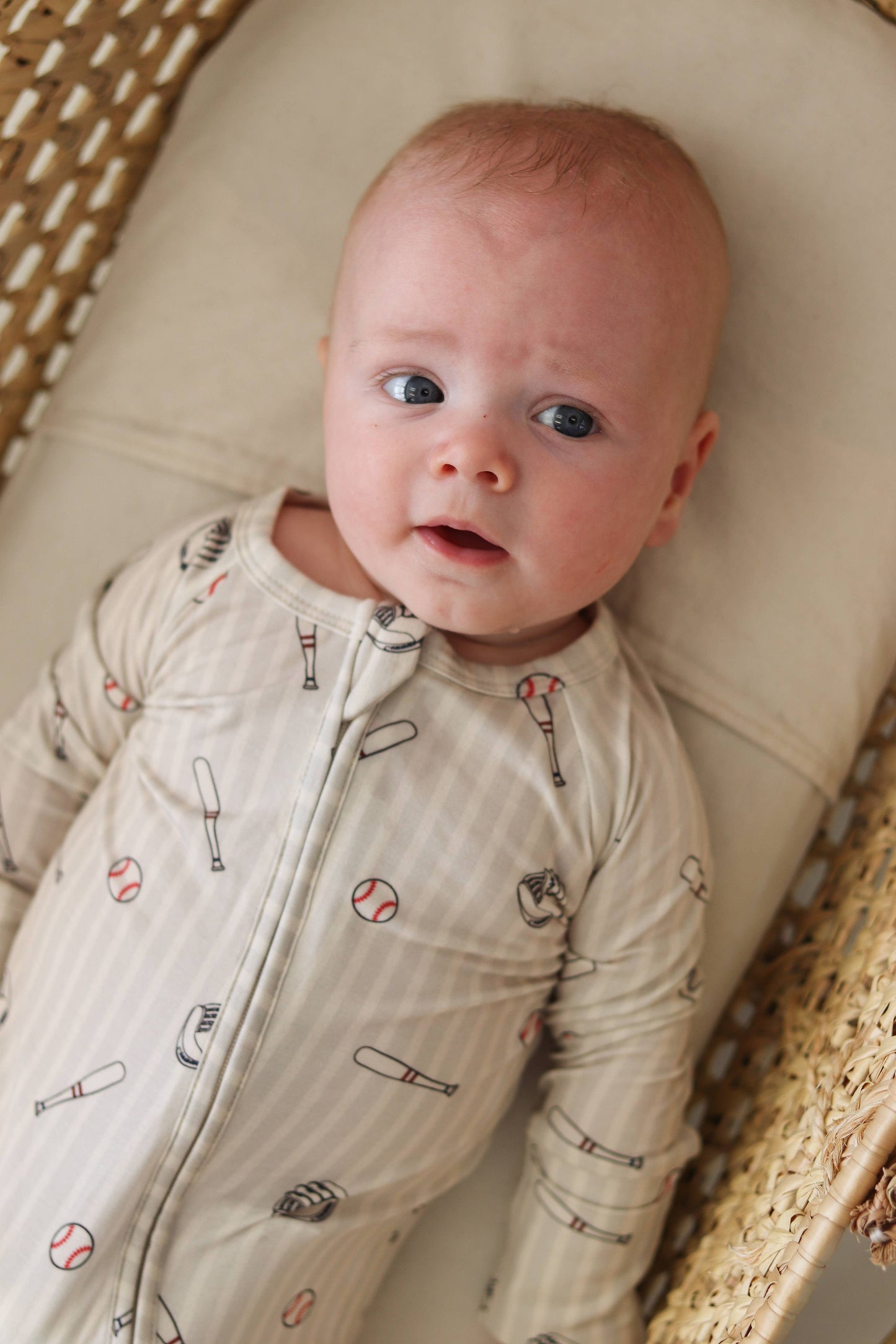 Ballpark Zip Pajamas