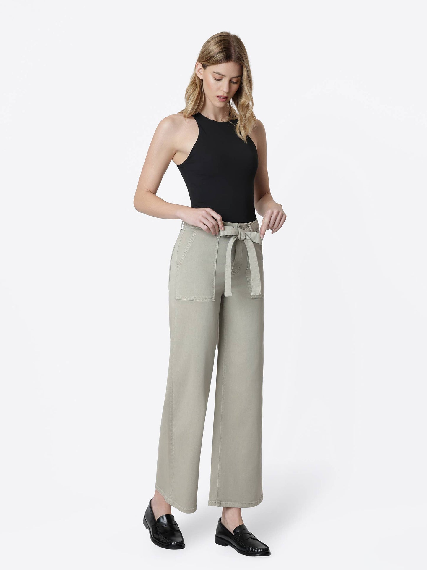 Vervet Olive Wide Leg Pant