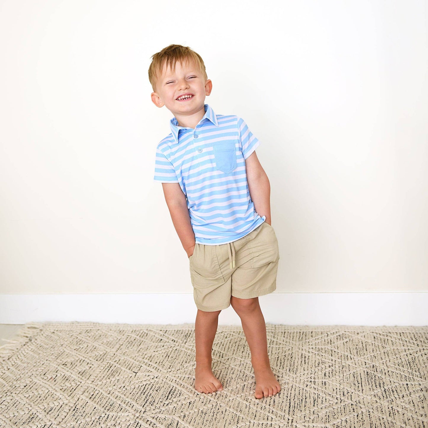 Hudson POLO SHIRT Back to School Boys BambooTop