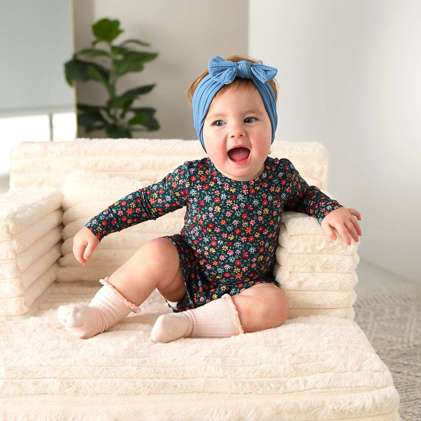 Isabelle TUTU Bamboo Floral Baby Clothing Dress Outfit