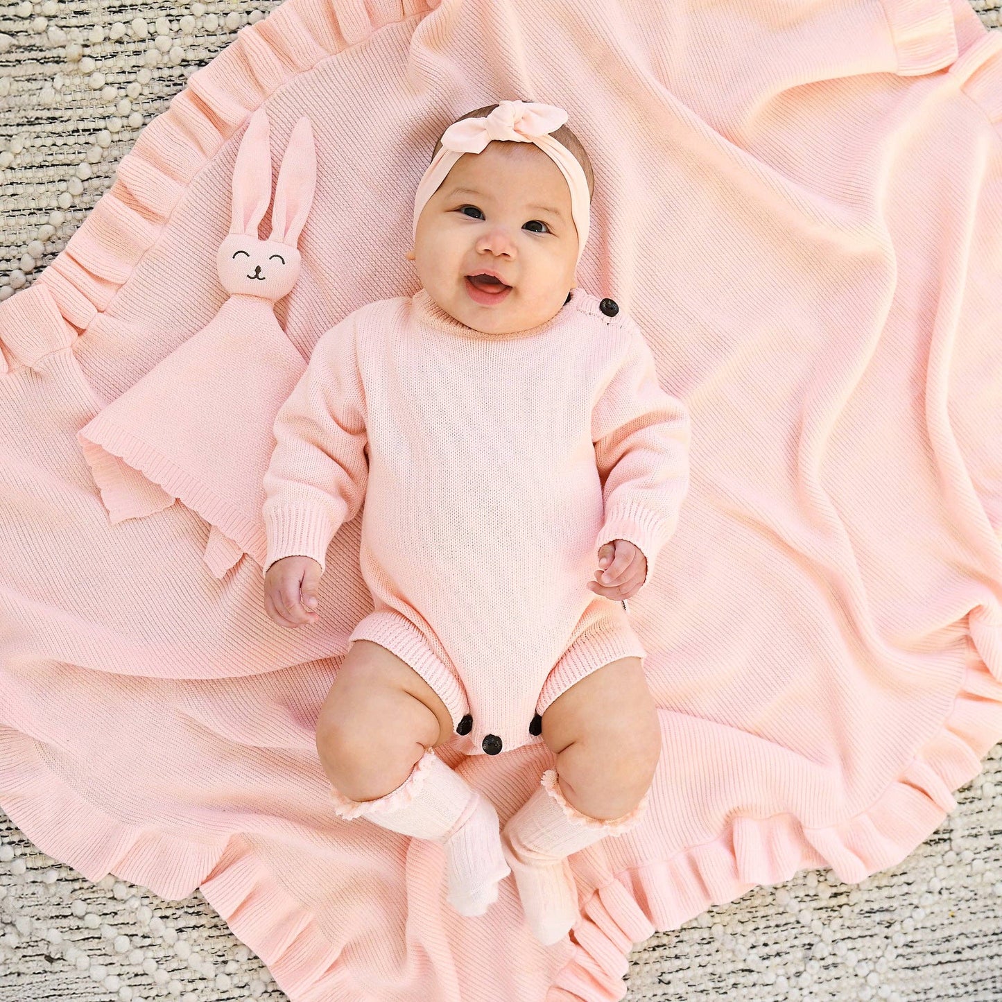 Light Pink TOPKNOT HEADBAND Bamboo Keepsake Hair Accessory